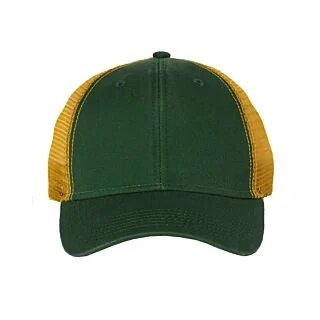 AH80 – Bio-Washed Trucker Cap | Custom Embroidered Vintage Mesh Hat