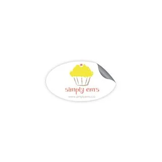 3.5" x 2" Oval Vinyl Sticker