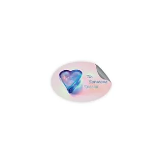 3" x 2" Oval Vinyl Sticker