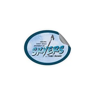 4" x 3" Oval Vinyl Sticker