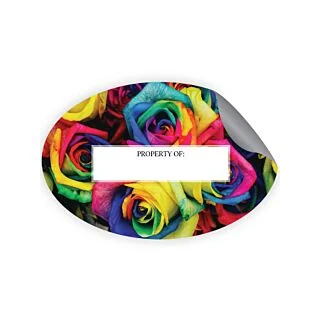 6" x 4" Oval Vinyl Sticker