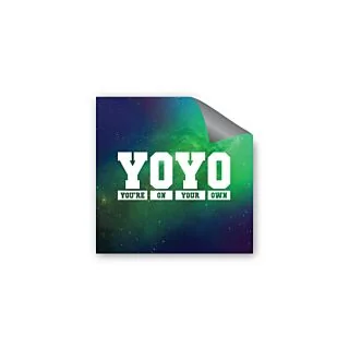 3" x 3" Square Vinyl Sticker