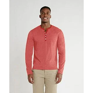 W5011 Long-Sleeve Henley T-Shirt
