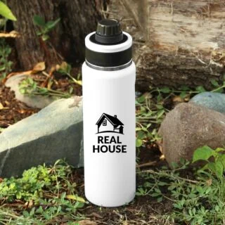 WB9725 Summit Stainless Steel Bottle - 750ml with Top Ring Handle