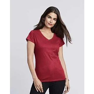 64V00L Gildan Ladies' Softstyle V-Neck T-Shirt
