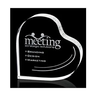 3.5" Kashmir Standing Heart Award