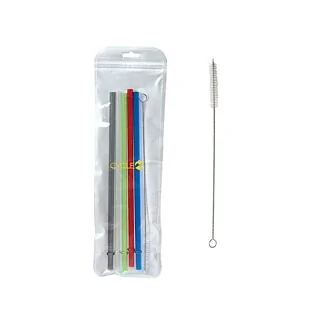 KP8552 Ozone 9" Reusable Acrylic Straw Set
