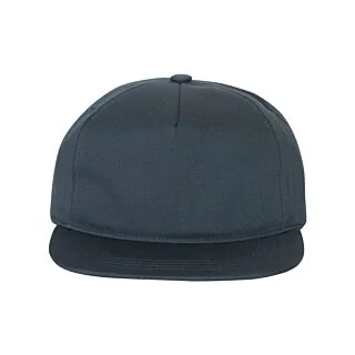6502 – YP Classics Five-Panel Snapback Cap | Custom Embroidered Flat Bill Hat