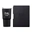                                                             The perfect corporate gift, the G408-101 Eccolo® set includes a Groove Journal and a 20oz Bexley Tumbler. The journal features 192 lined pages and a pen holder, while the stainless steel tumbler 