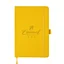 The Plato Journal features a smooth leatherette cover that delivers a polished look with everyday durability. Inside, lined pages provide a clean and organized writing surface for notes, ideas, or journaling. An elastic band closure keeps pages securely i