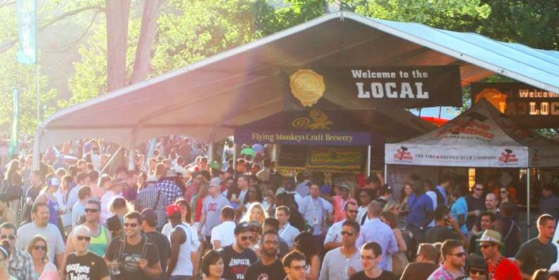 Over ten thousand people showed up to celebrate Beerfest 2013