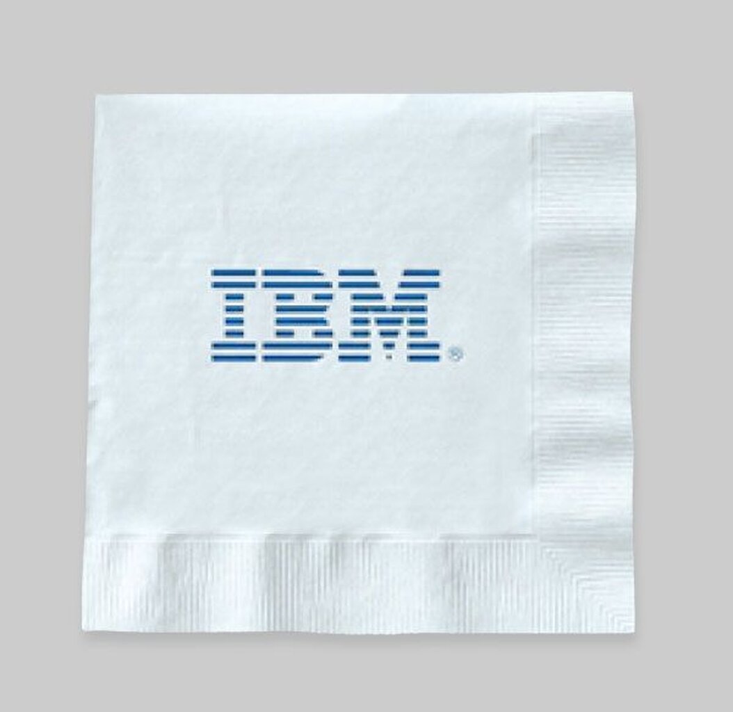 Custom printed napkins example 4