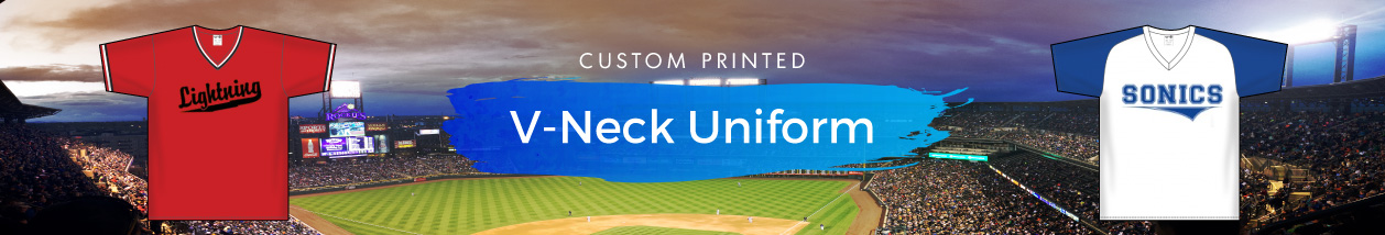V-Neck Team Baseball Jerseys V-Neck Team Baseball Jerseys
