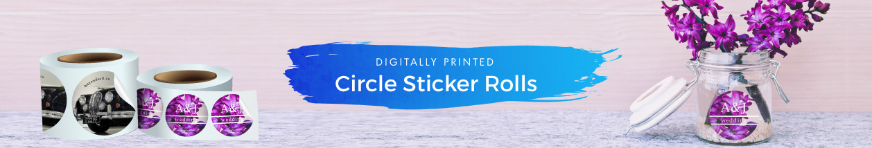 Round Sticker Rolls Round Sticker Rolls