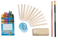 Pencils and Crayons