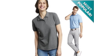 100% Cotton Solid Golf Shirts