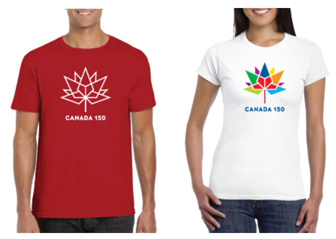 Custom Printed Canada150 T-Shirts Toronto