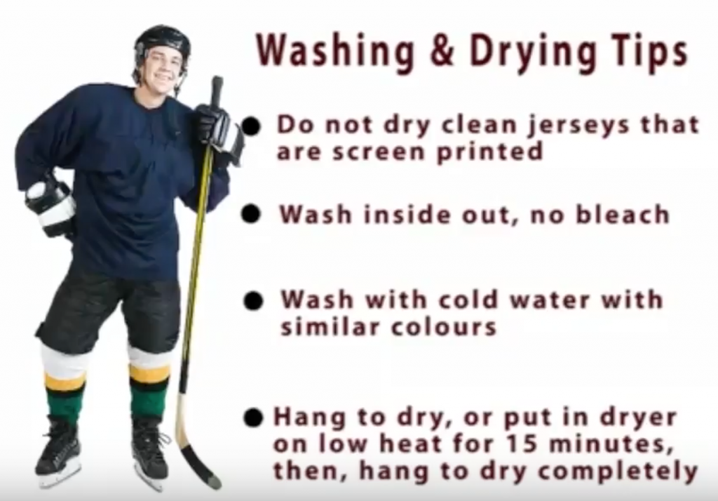 Hockey Jersey Cleaning Tips