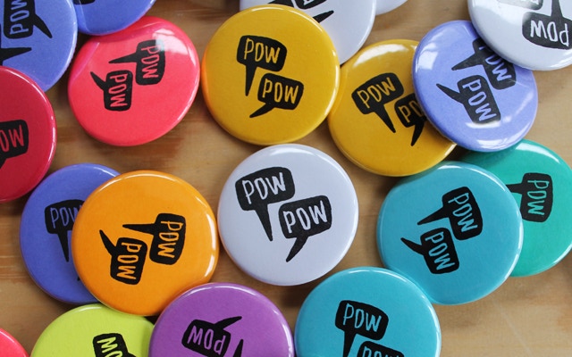 Pow Pow Fundraising Pin Canada