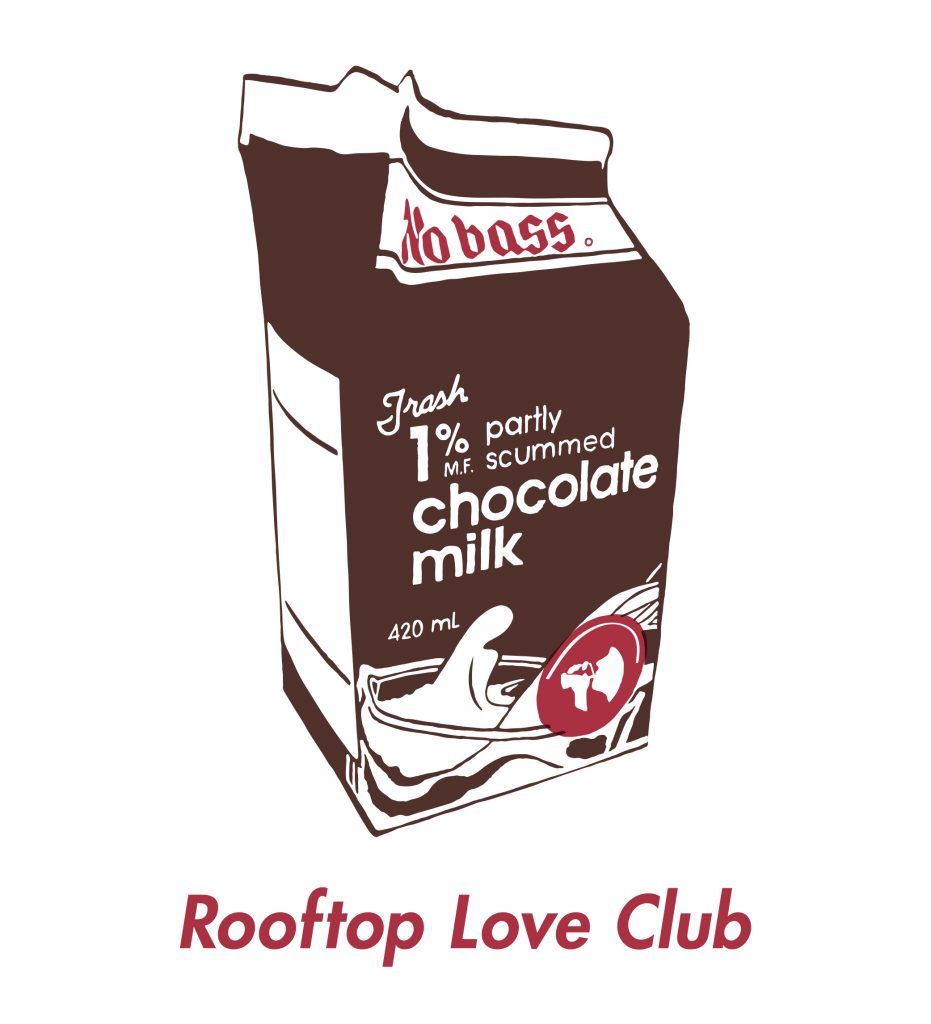 Rooftop Love Club Chocolate Milk Tee Design