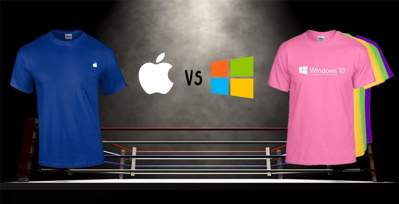 Apple vs. Microsoft: Battle of the Custom Uniforms