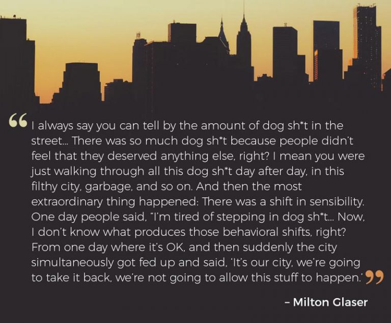 Milton Glaser on NYC