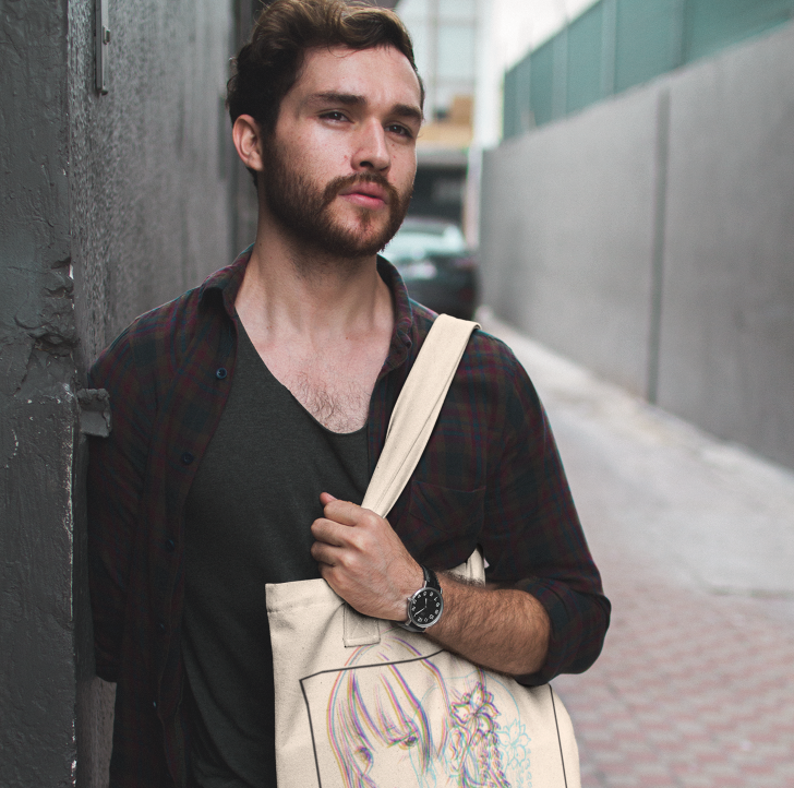 Custom screen printed tote bags are perfect for small businesses and galleries looking to raise money and build brand awareness