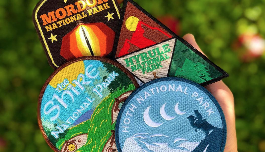 Order embroidered patches from downtown Toronto, Hyrule, The Shire, Mordor and even Hoth!