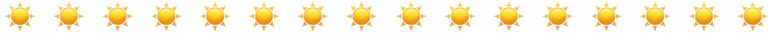 Sun emoji row