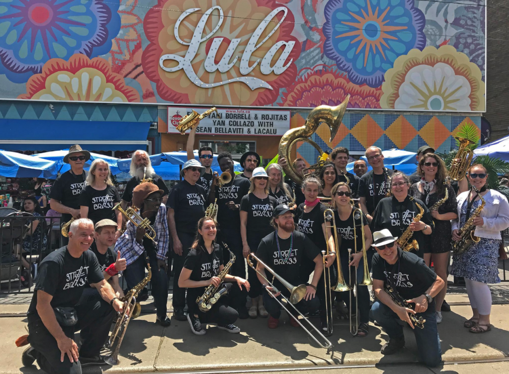 Street Brass Jazz Band at Dundas West Festival