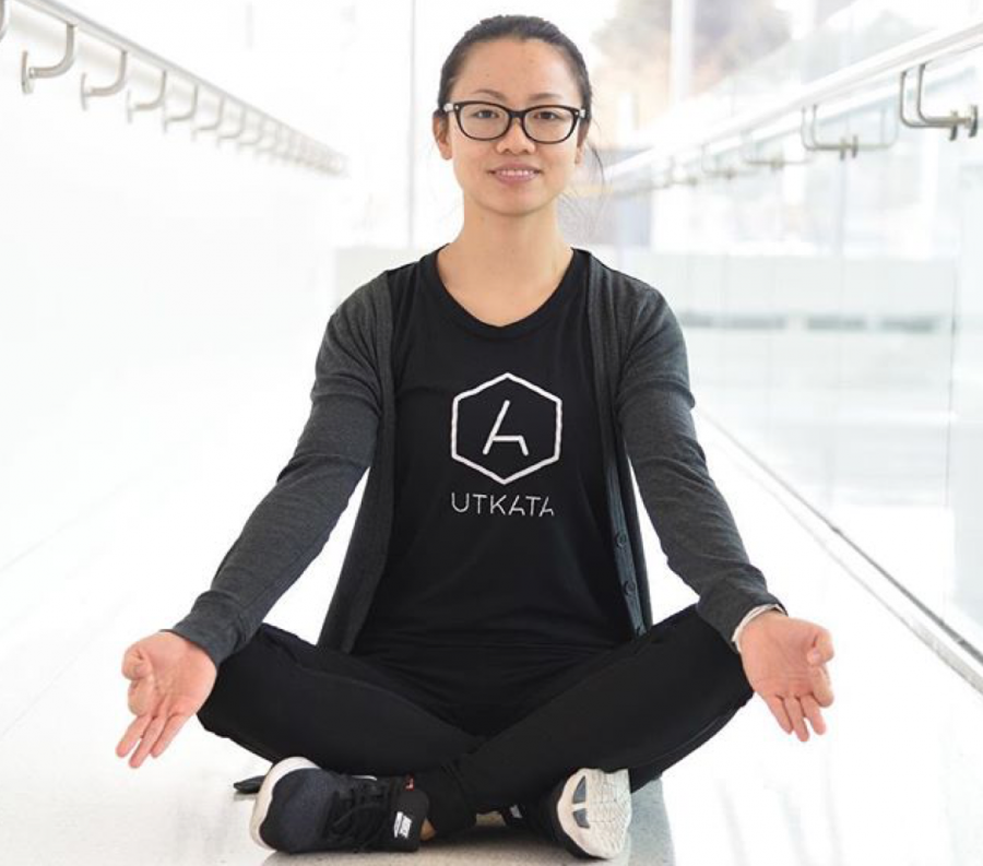 Utkata Yoga made custom t-shirts with a modern style