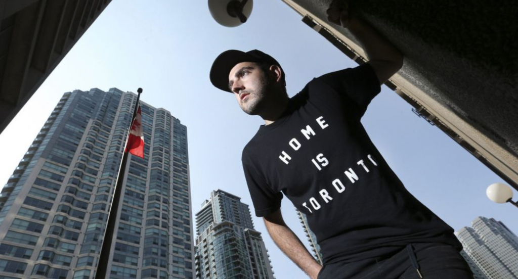 Home is Toronto Custom Printed T-Shirt