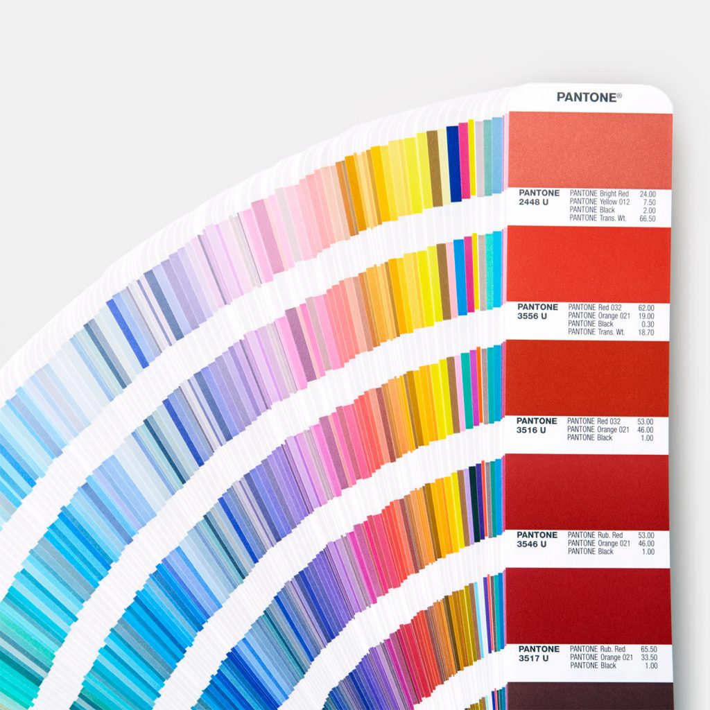 Pantone colour book 2020