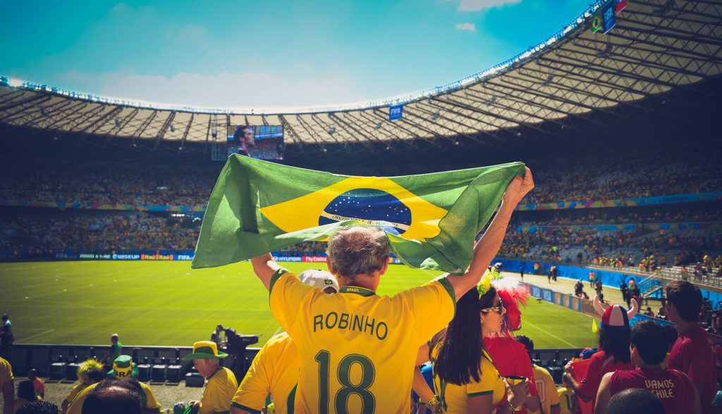 Brazilian printed soccer uniforms