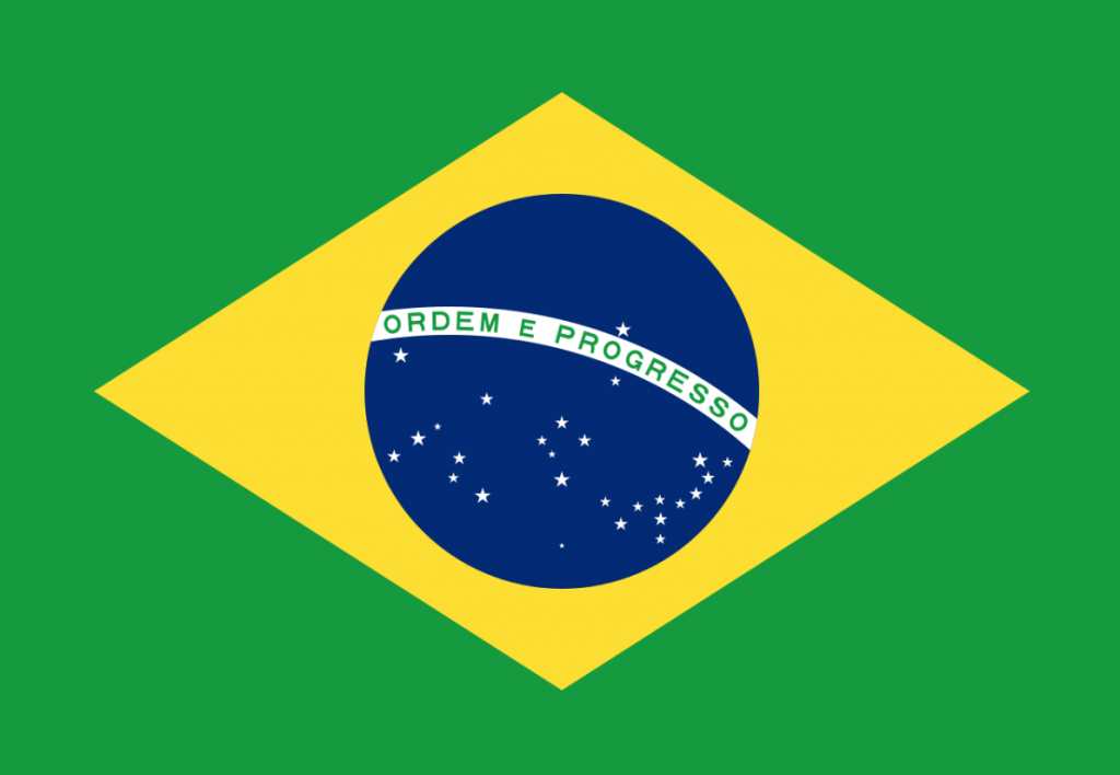 Brazilian flag was used to design the soccer uniforms