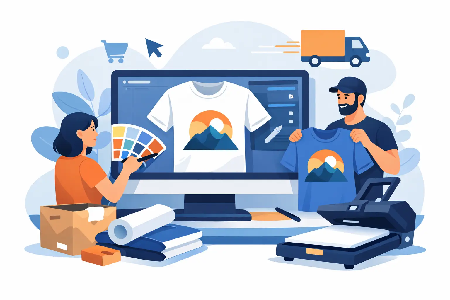 Custom T Shirt Printing Online That Works